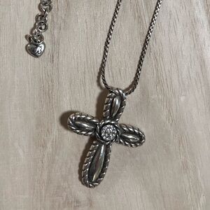 Brighton reversible cross necklace